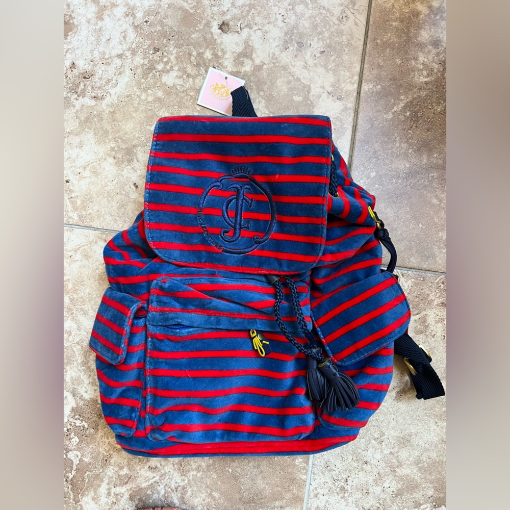 NWT Vintage Juicy Couture Velour Backpack